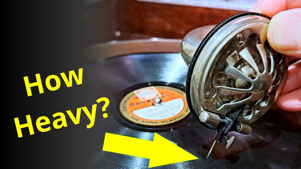 How heavy is the needle on the record?