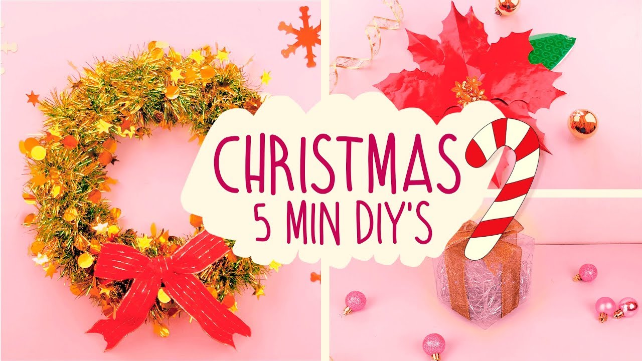 MANUALIDADES PARA NAVIDAD EN 5 MINUTOS | ¡SÚPER FACILES! | COOKIES IN THE SKY