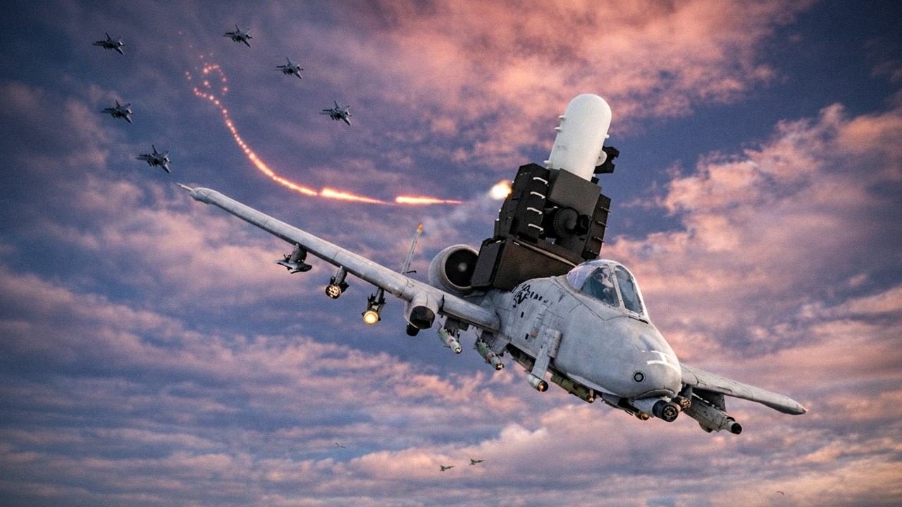A-10 Warthog Becomes Flying CIWS – Drone & Jet Kill Montage - Arma 3