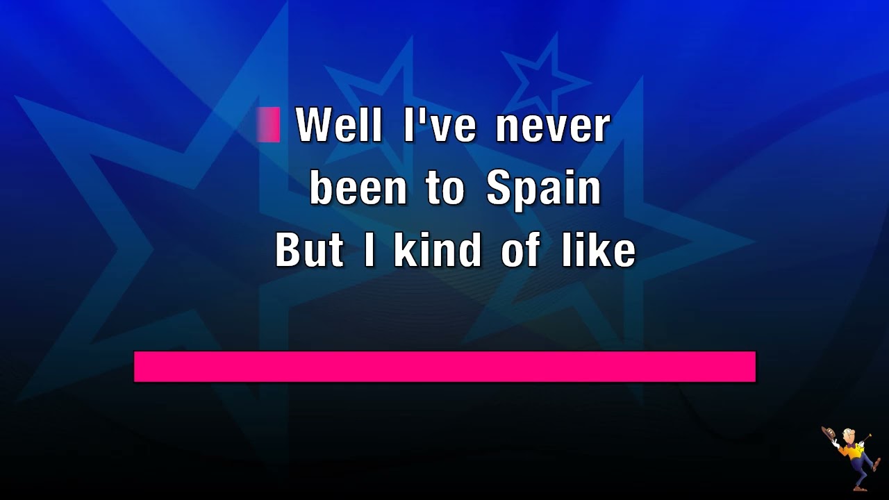 Never Been To Spain - Elvis Presley (KARAOKE)