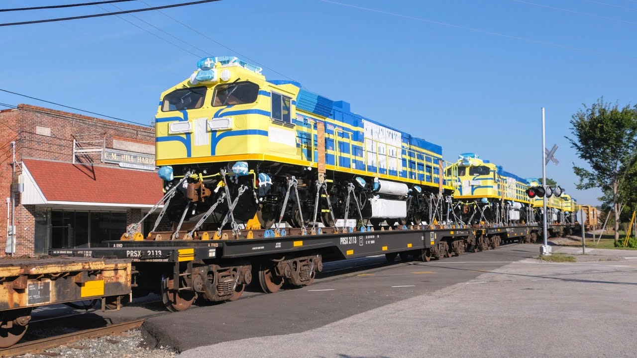 NS P29 with Ferronor GT38ACL Exports: New Bern to Morehead City, NC - 9/2/2022
