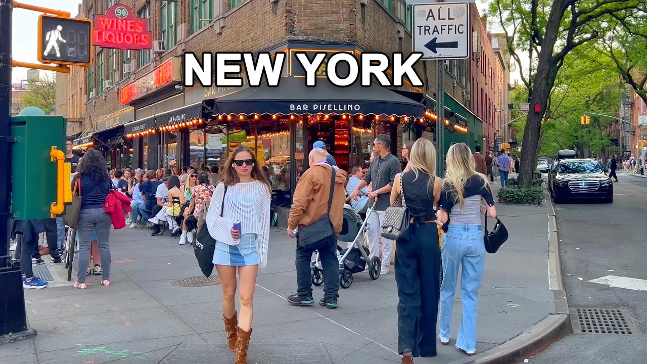 New York City 2025 Walking Tour 4K West Village Manhattan Walk | NYC’s Coolest Bars & Party Streets