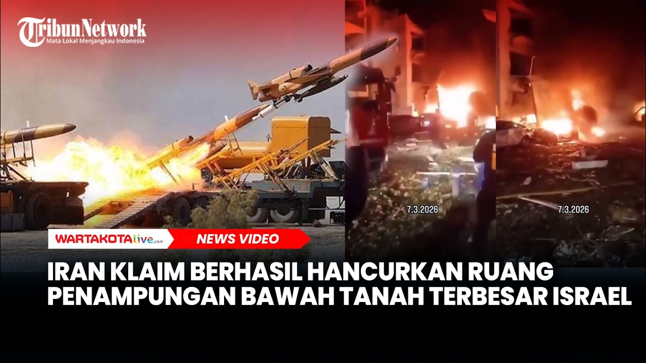 Iran Klaim Berhasil Hancurkan Ruang Penampungan Bawah Tanah Terbesar Israel