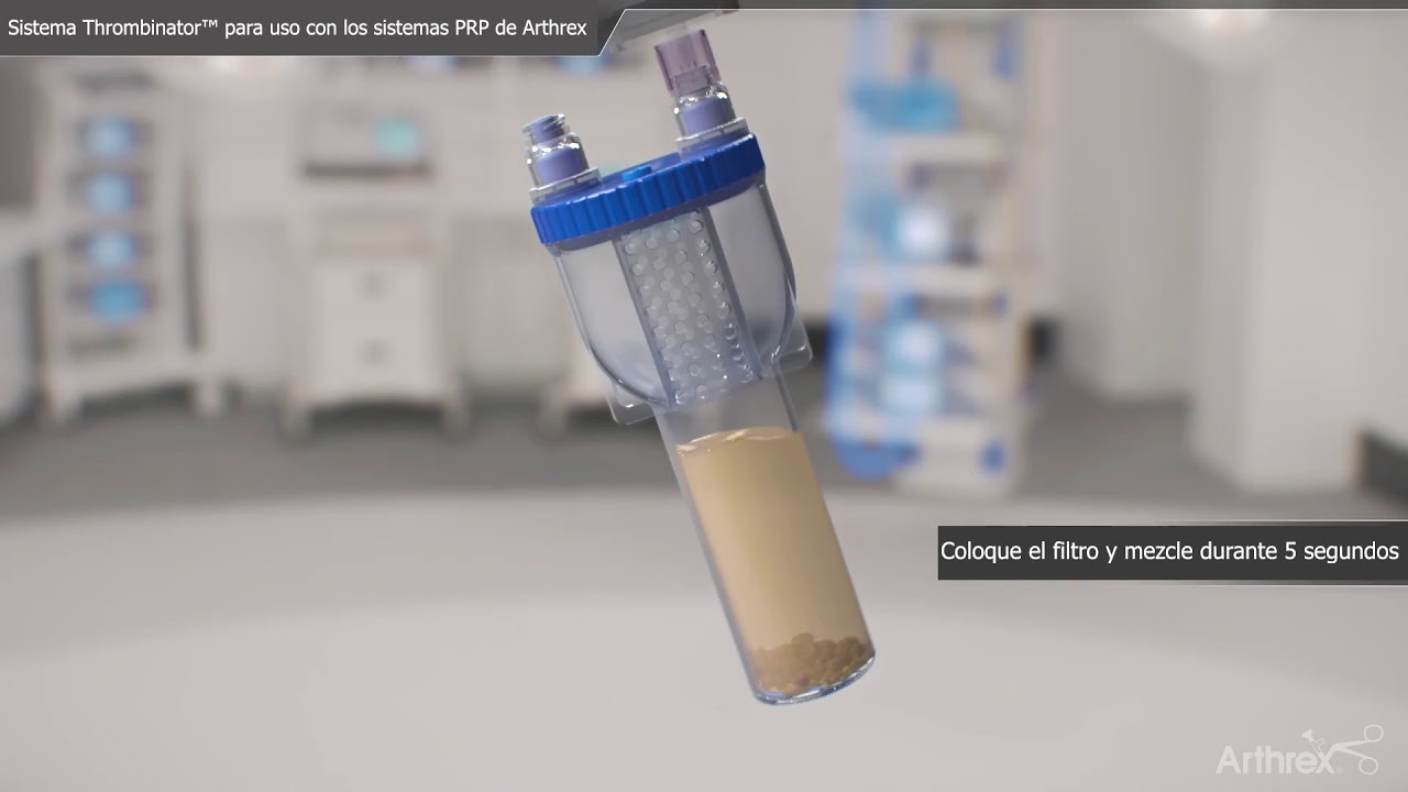 Sistema Thrombinator™ para uso con los sistemas PRP de Arthrex