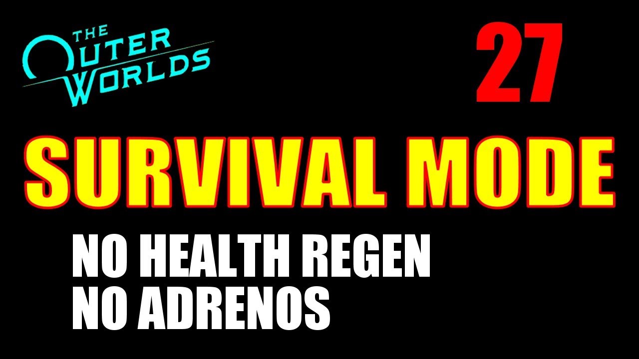 Outer Worlds Survival Mode Walkthrough, NO HEALTH REGEN, NO ADRENOS - Part 27, R.A.M. Boss Fight