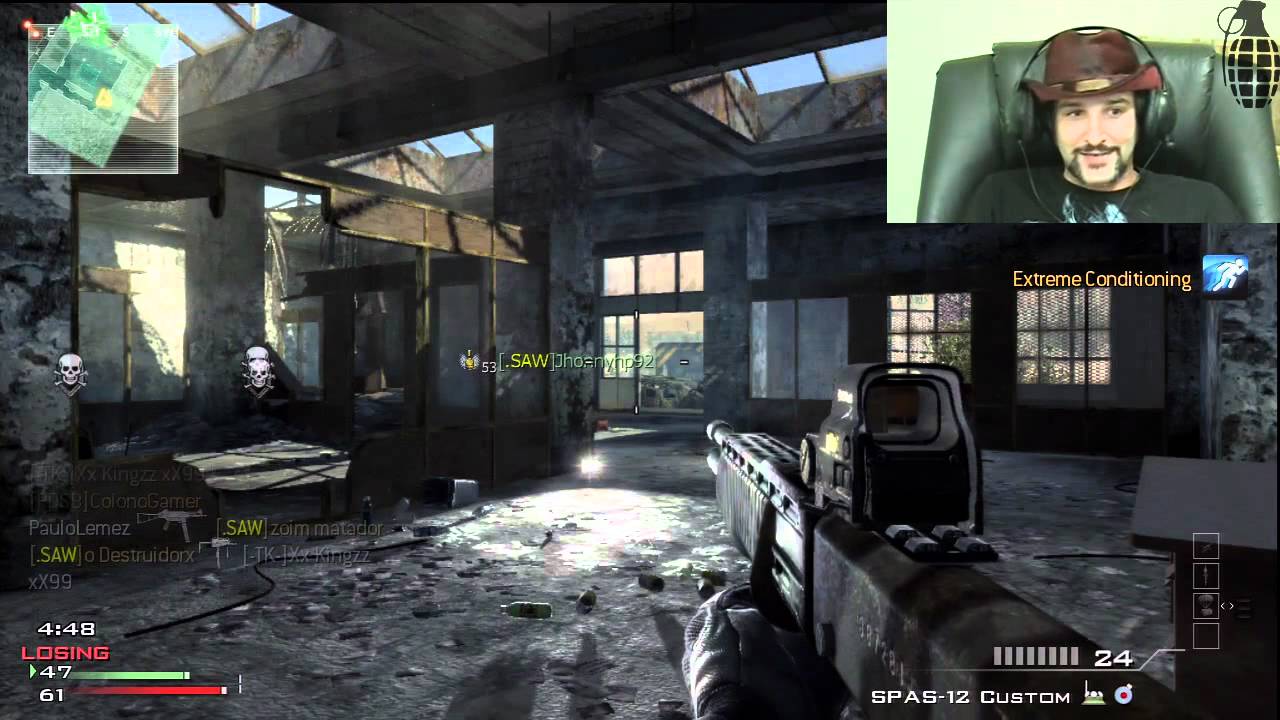 MW3 ao vivo - Dia chato de jogar
