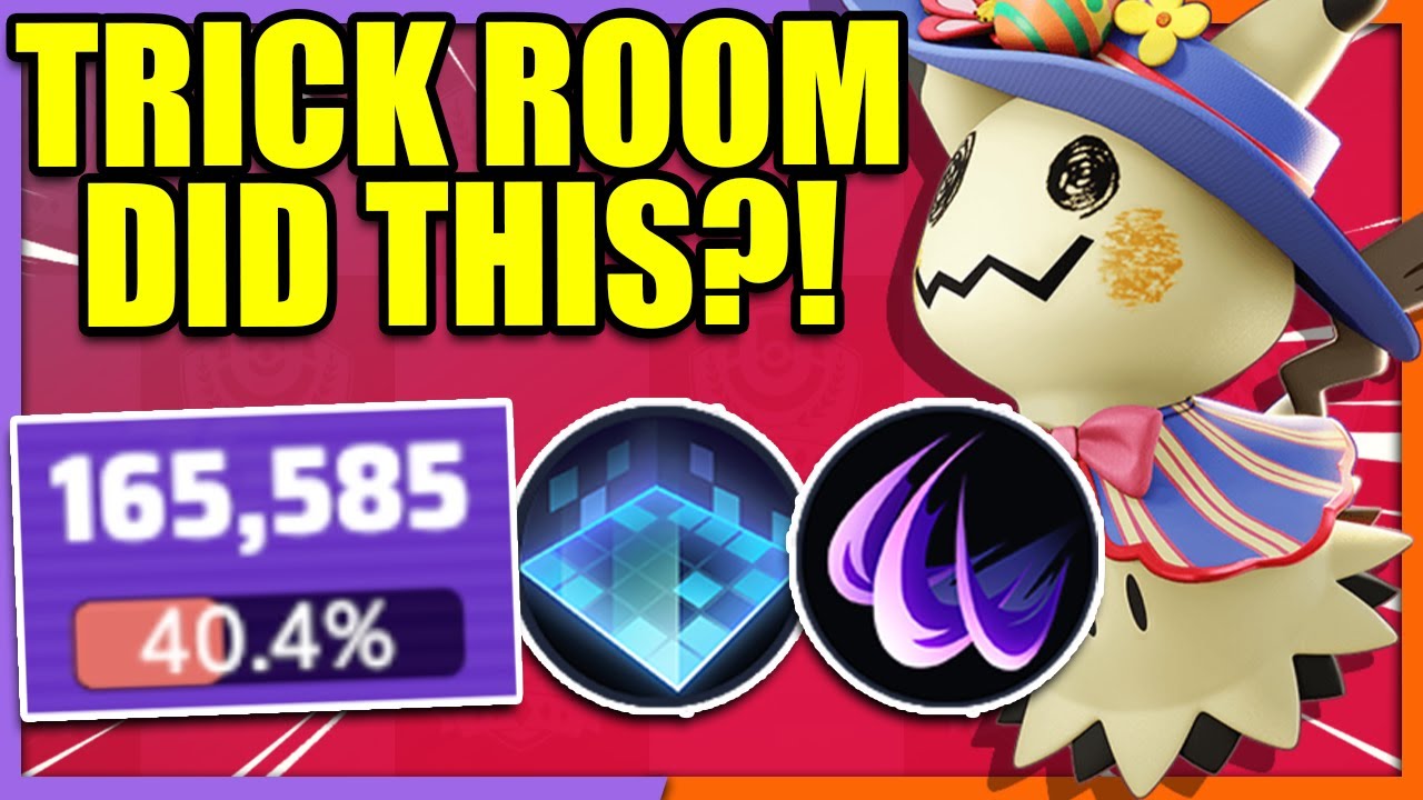 This is why BUFFING TRICK ROOM MIMIKYU even more is Scary | Pokemon Unite