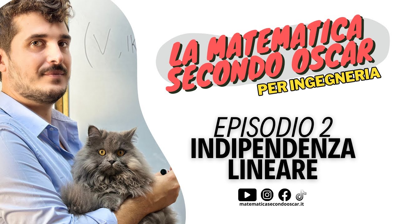 INDIPENDENZA LINEARE (vettori linearmente dipendenti o indipendenti)