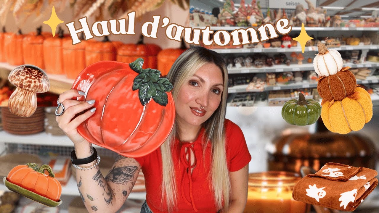 Summerween : Haul d'Automne 🤎🍂(Action, Primark, Ikea ...)