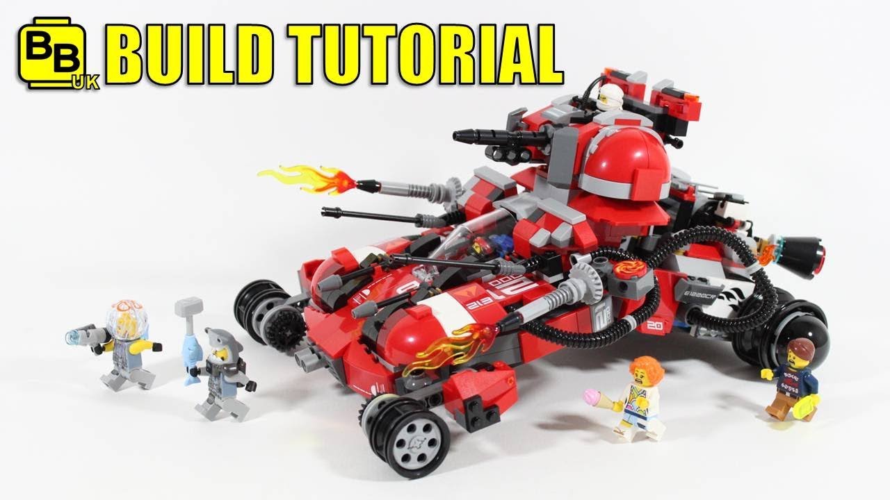 LEGO NINJAGO MOVIE 70615 FIRE RAIDER BUILD TUTORIAL