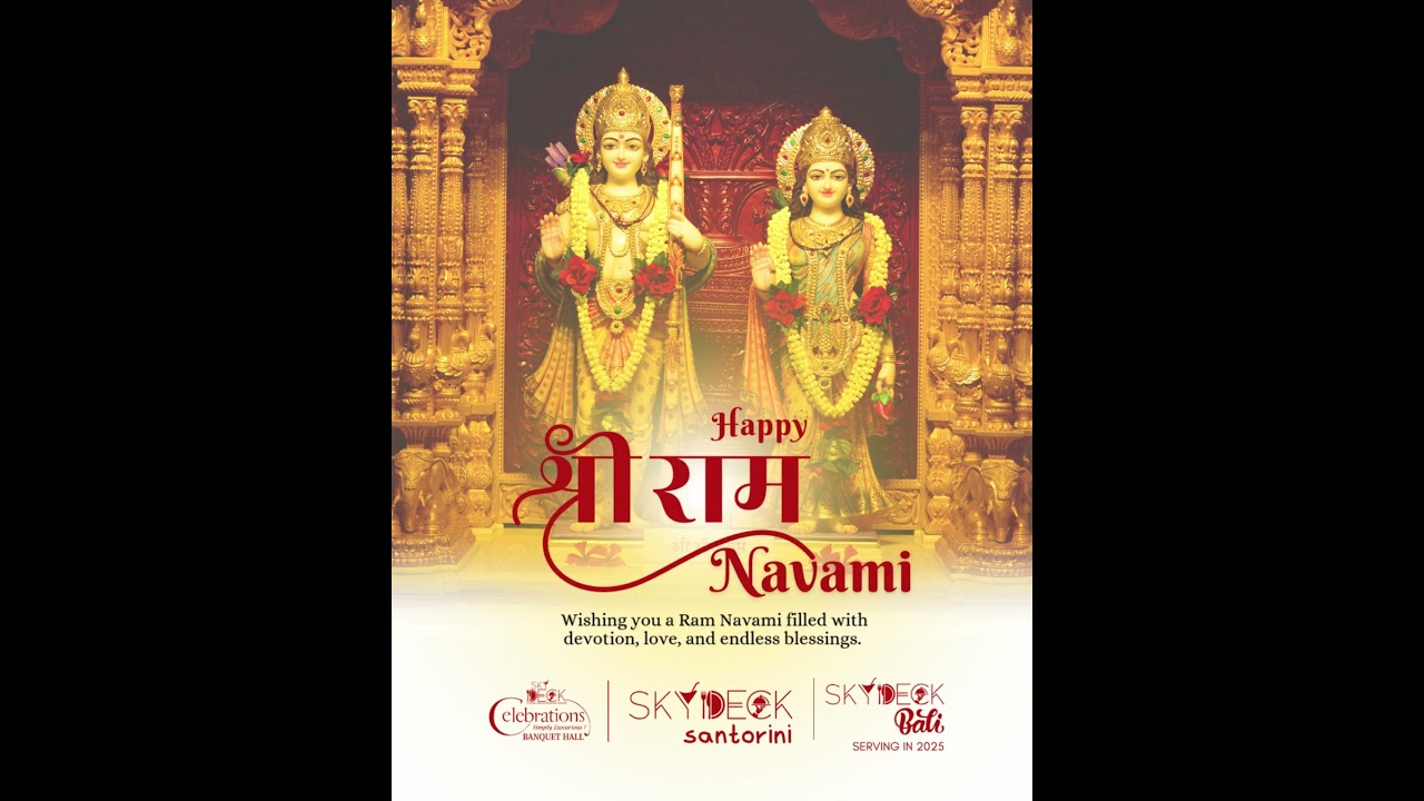 Let's invoke the blessings of Lord Rama to guide us on the path of righteousness and truth.