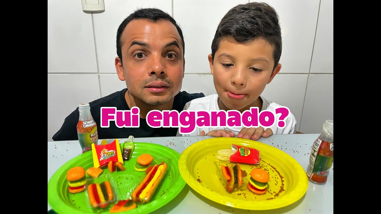 Mini Doce será que é bom?#familia #crianças #diversão #humor #brincadeiras #doces