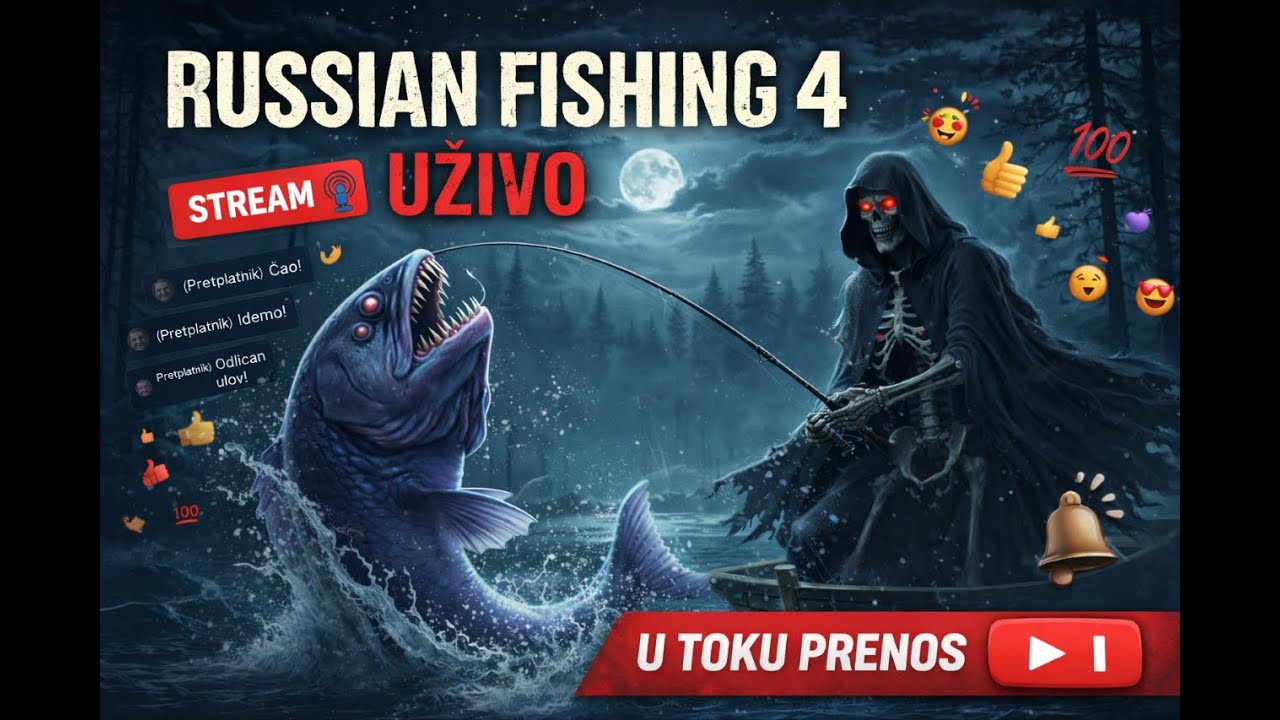 RUSSIAN FISHING 4   !!!  OSECAM RIBU  !!!!    BALKAN LIVE