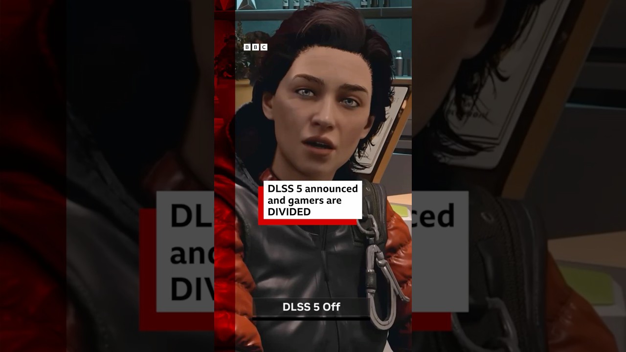 DLSS 5 announced and gamers are divided. #Nvidia #DLSS5 #BBCNews