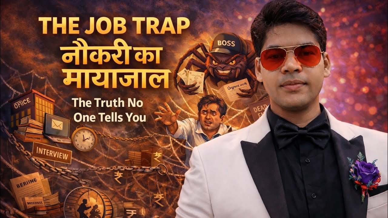 नौकरी का मायाजाल - The Job Trap ©Dheeraj Kumar #naukari #job #ratrace #lifecoach #lifeclarity 