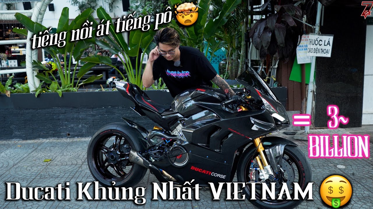 Cứng Họng Trước DUCATI V4 Trị Giá Hơn 3 TỶ VND -Most Expensive Ducati V4 In VIETNAM