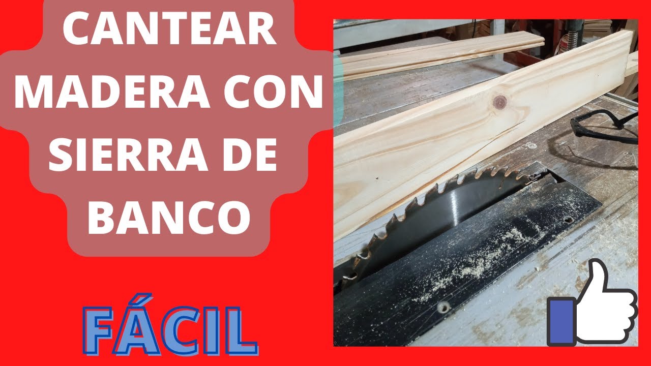 COMO CANTEAR MADERA SIN CANTEADORA. El Método más Fácil.