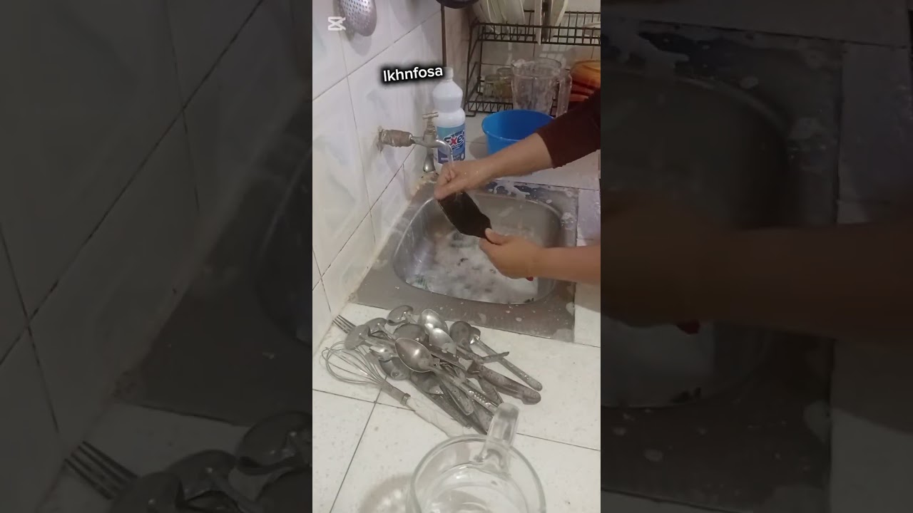 كيف تغسلي المواعين بسرعة ولو مطبخك صغيرة