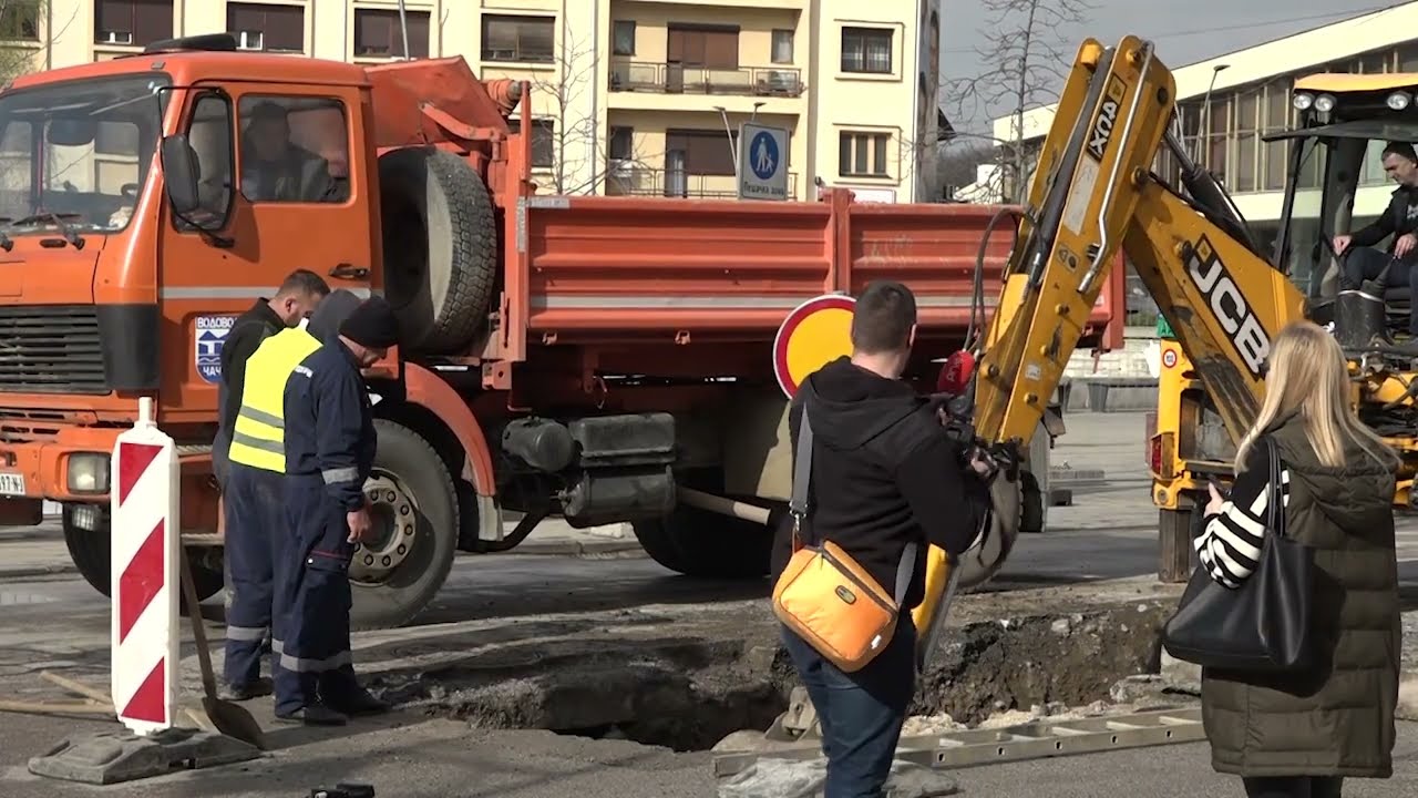 ČAČAK 02.03.2024. Radovi šetalište