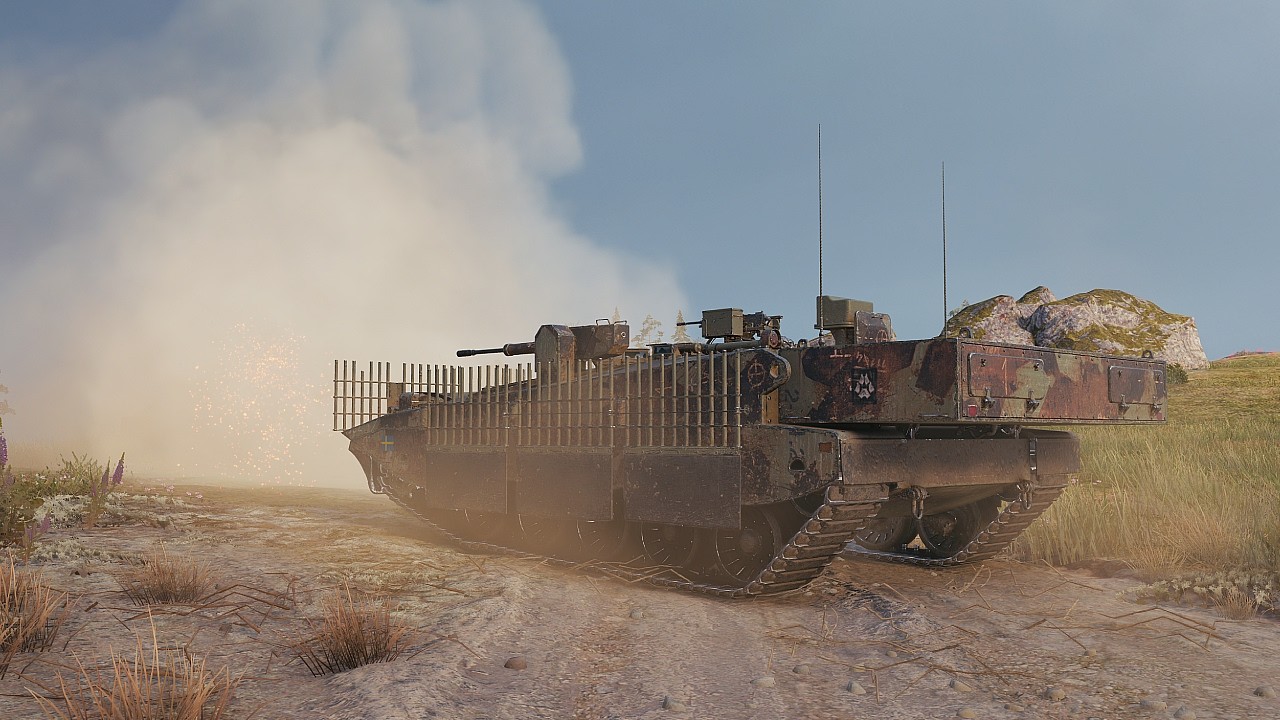 Strv 107-12 • Идёт низко, бьёт жестоко • World of Tanks