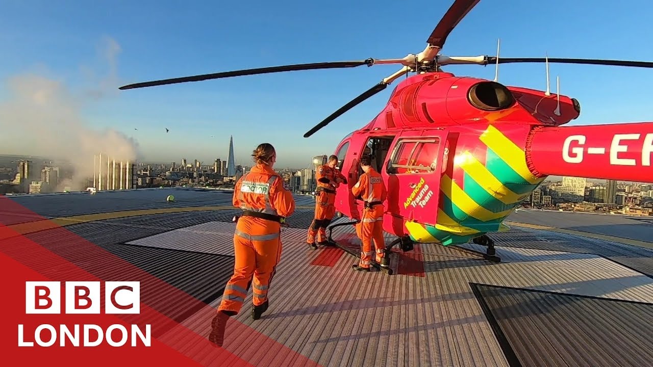 Полет с лондонской воздушной скорой помощью — BBC London