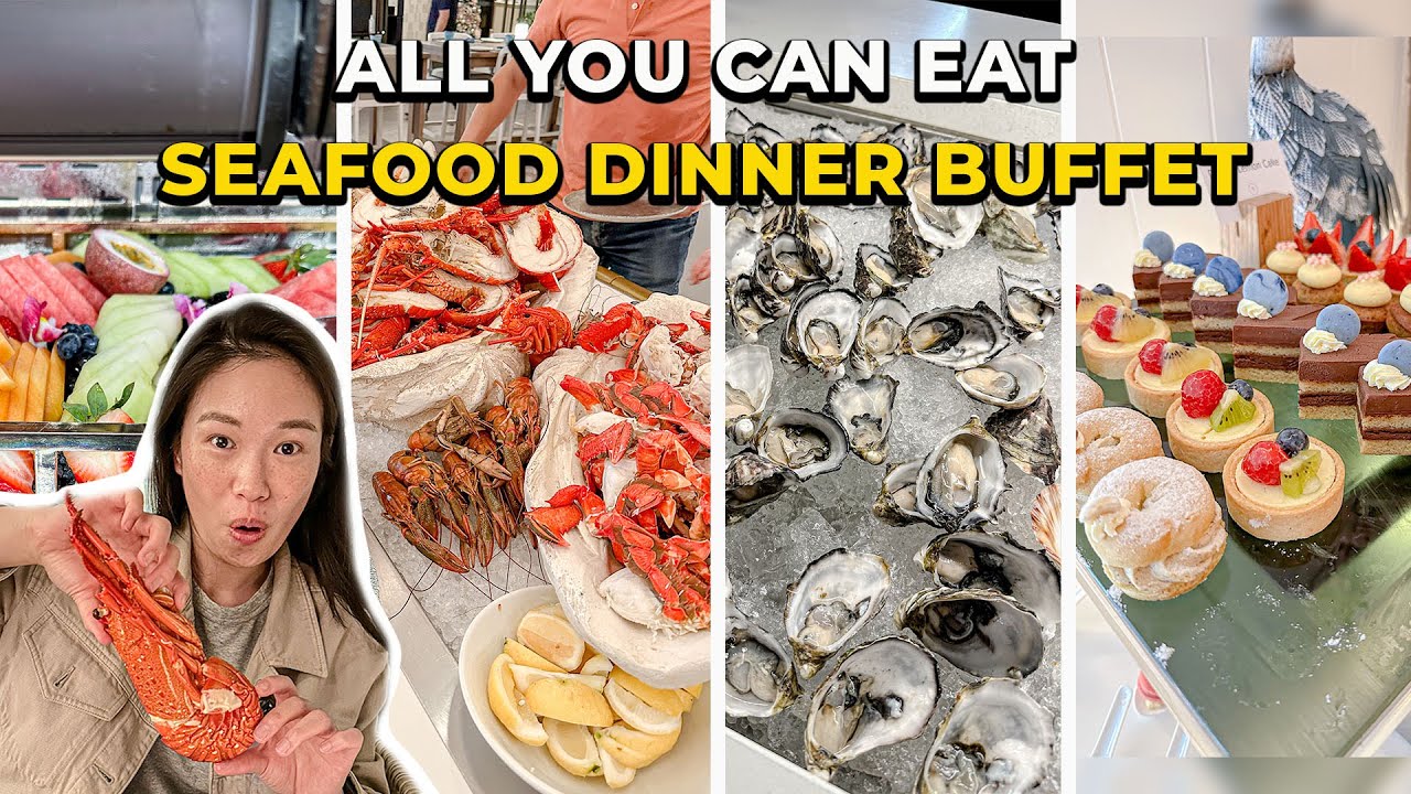 $148 ALL YOU CAN EAT SEAFOOD BUFFET at The Langham Gold Coast & Movie World Adventures! Vlogmas 2022