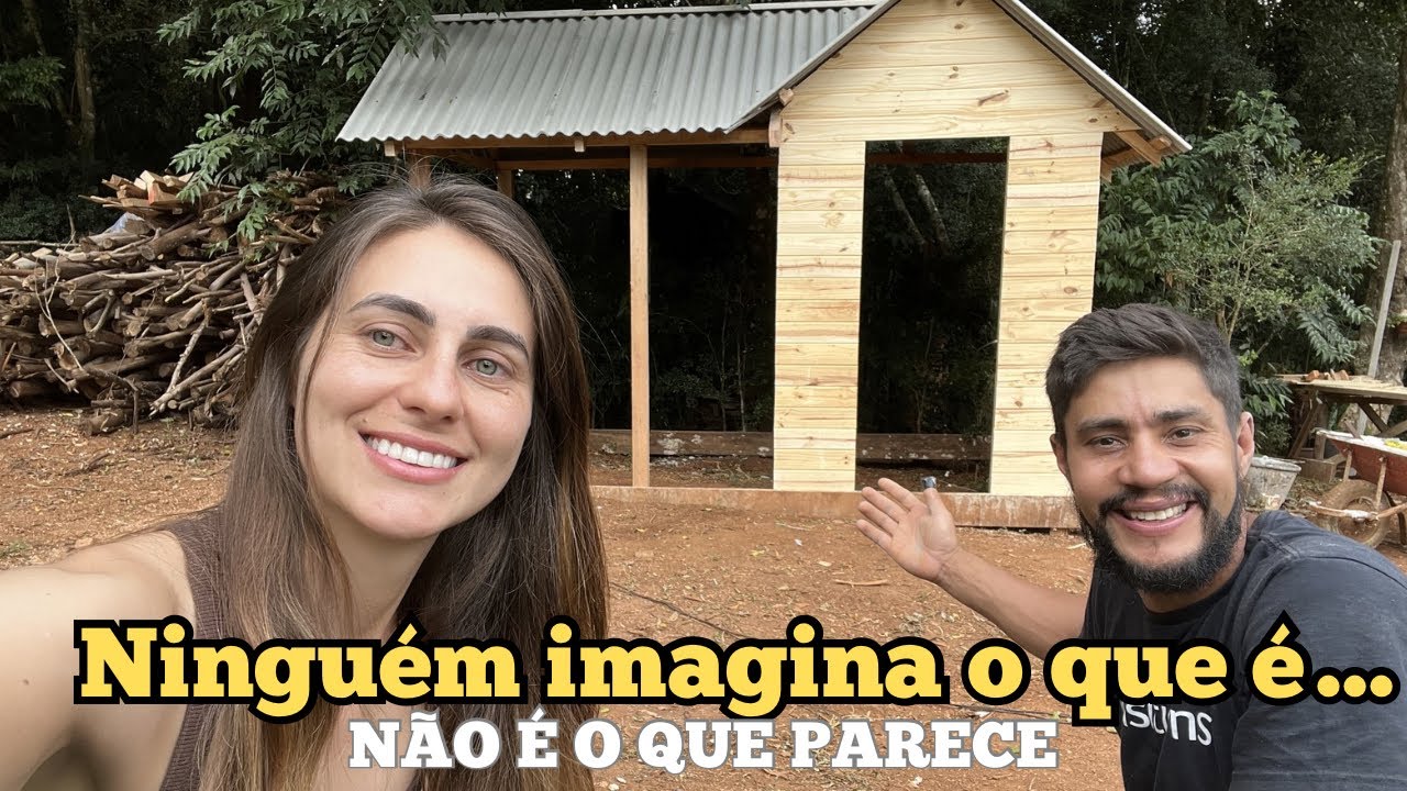 Você não vai acreditar no que construímos aqui 😱 (ESCOLHE O NOME DELES!) Vida na roça  é assim…