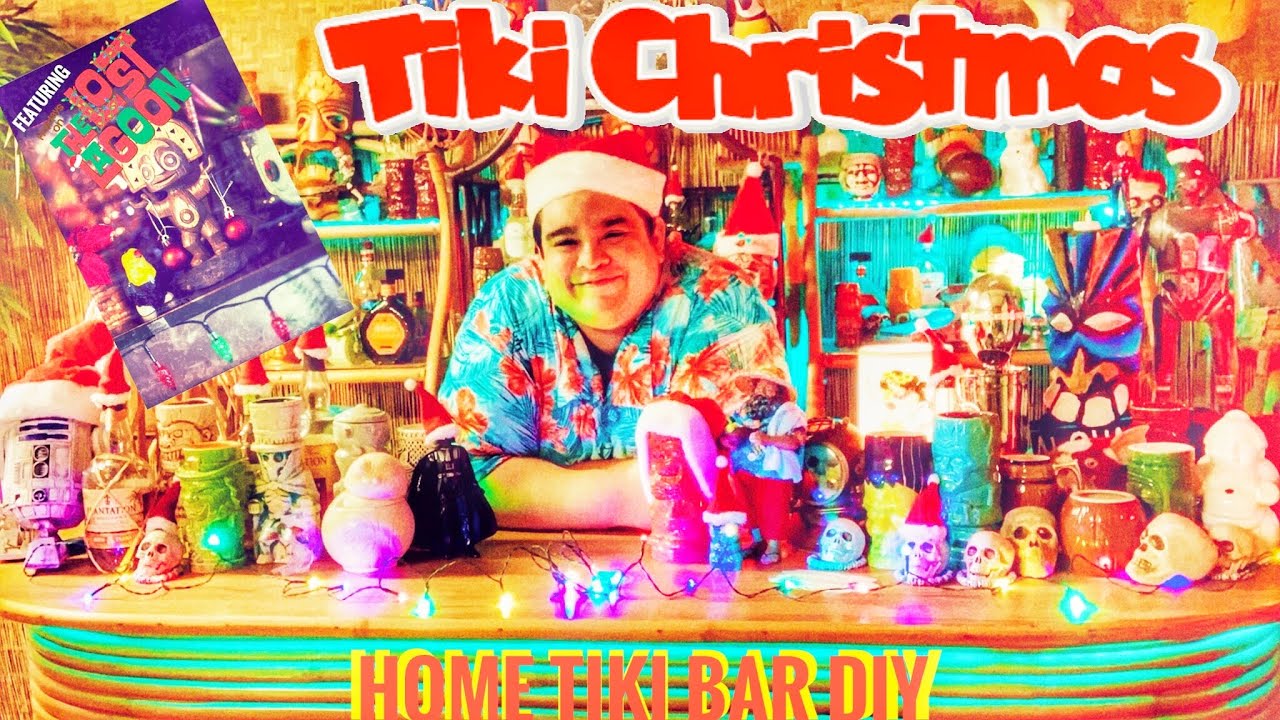 Tiki Christmas DIY Home Tiki Bar Decor Inspiration