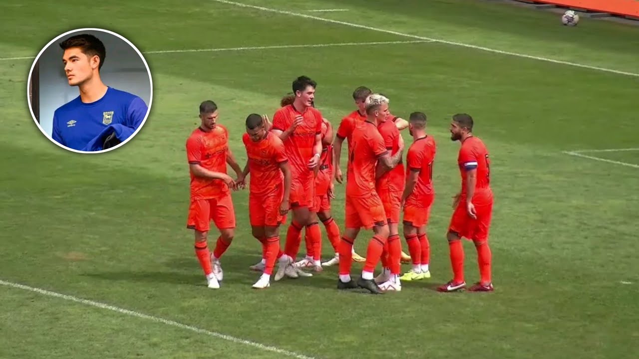 Aksi Elkan Baggott Vs RB Leipzig • Tampil Penuh || Ipswich Town Internasional Friendly Match