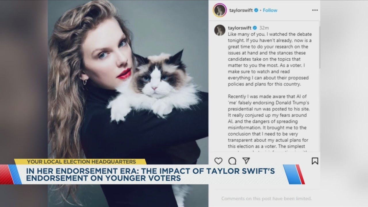 Does Taylor Swifts endorsement of Kamala Harris encourage Gen Z voters?
