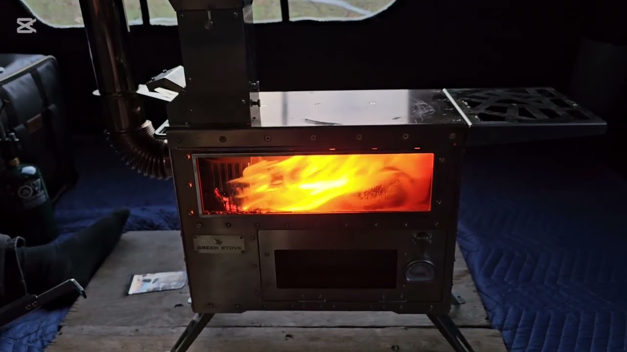 Cooking in the wild with Hori5 green stove🔥🏕