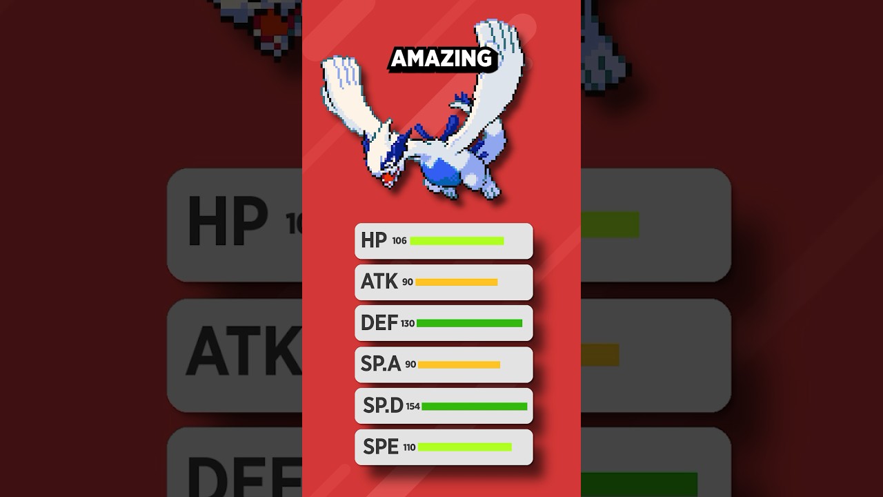 Is LUGIA The WORST Legendary Pokemon Ever? #shorts