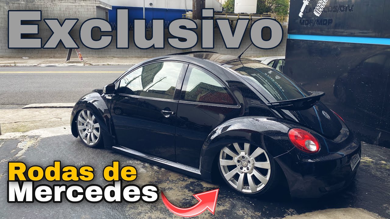NÃO GOSTAVA DO NEW BEETLE E HOJE JÁ ESTÁ NO SEGUNDO 🔥 / ARO 19 E SUSPENSÃO A AR