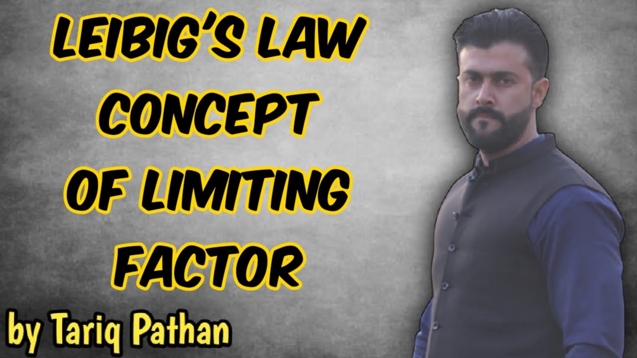 Chapter Bioenergetics- Leibig's Law | Concept of Limiting Factor easily explained by Tariq Pathan