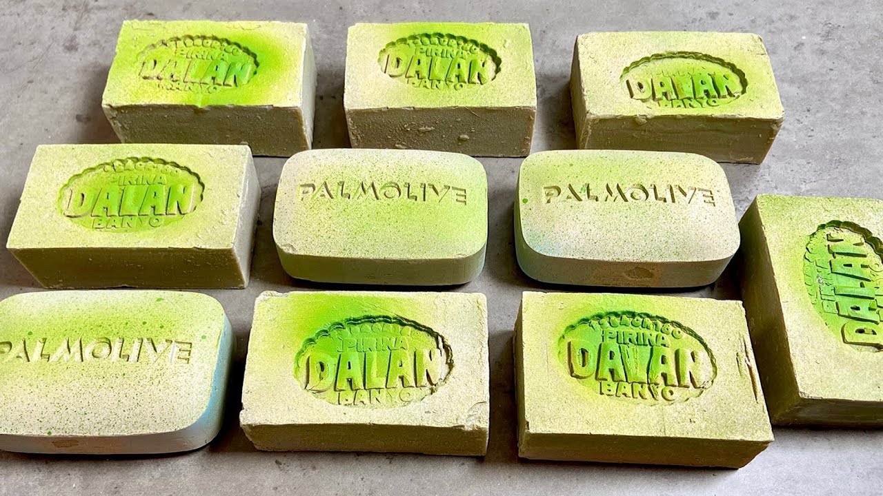 ASMR soap * Painted soap * Soap cutting * Мыло АСМР * Резка мыла