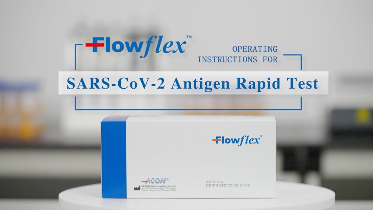 Flowflex SARS-CoV-2 Antigen Rapid Test Video (English)