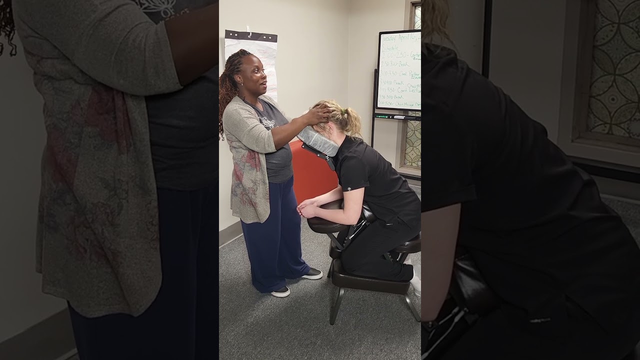 Relaxing Chair Massage Demonstration