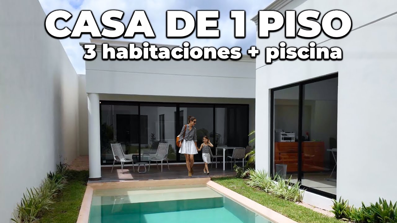 VENDO CASA de UN PISO en MÉRIDA 📍 Diseño Espectacular y Calidad de Construcción ✨