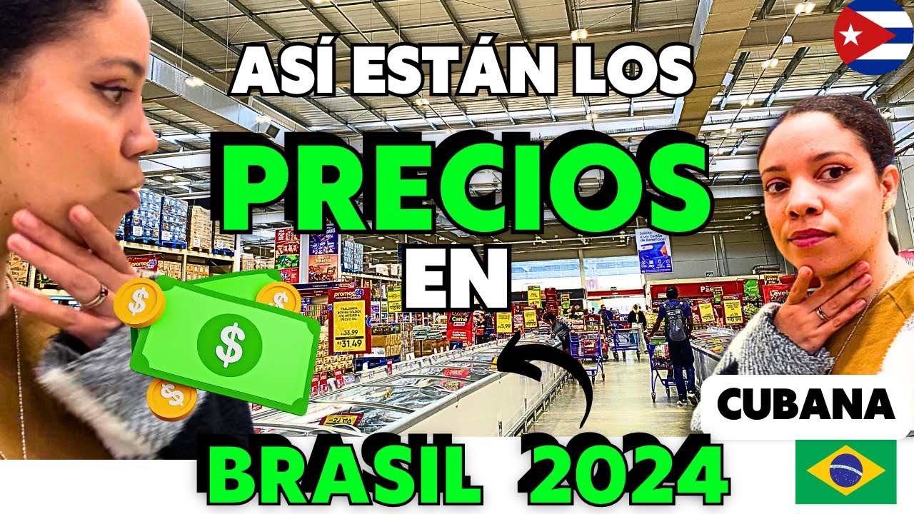 SUPERMERCADO en BRASIL 🇧🇷 es 💰CARO o BARATO? Cuánto cuesta hacer la compra?  ASÍ ESTÁN LOS PRECIOS