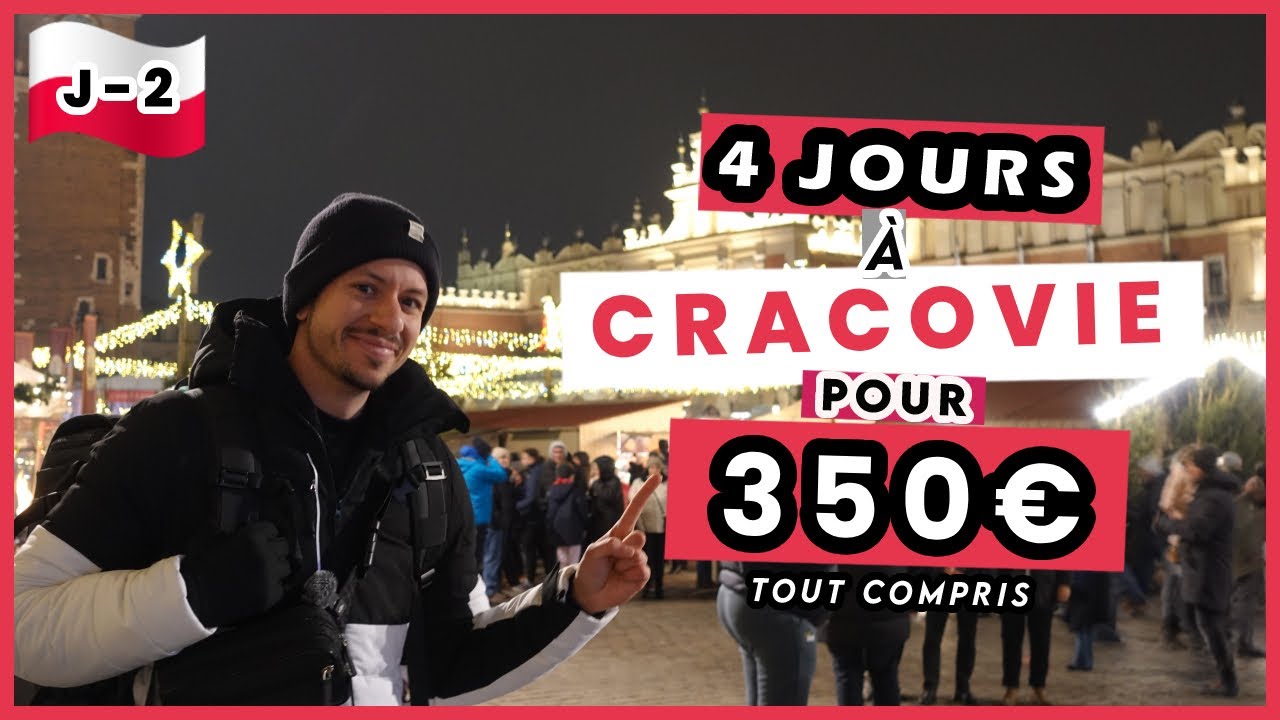 4 JOURS &Agrave; CRACOVIE POUR 350&euro; TOUT COMPRIS !  🇵🇱 - Vlog Pologne Jour 2