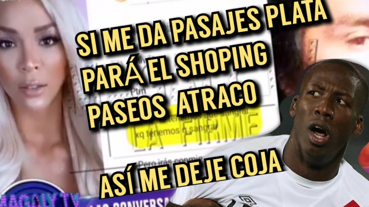 Los chats de Sheyla Rojas y Luis Advincula