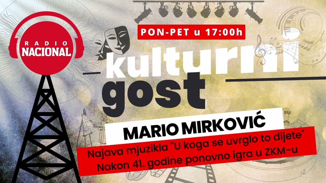 MARIO MIRKOVIĆ - "U koga se uvrglo to dijete" nakon 41. godine ponovno u ZKM-u