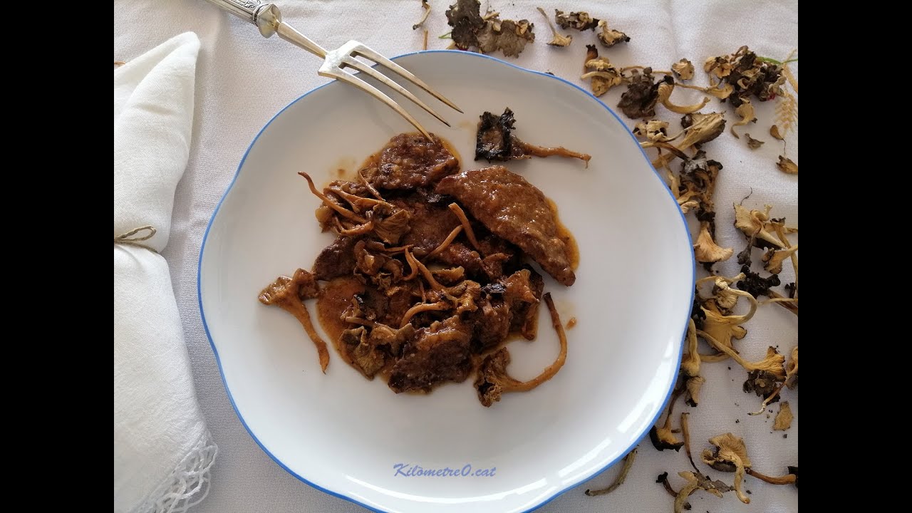Teneis que probarlo, Fricandó con trompetas amarillas / Recetas de cocina