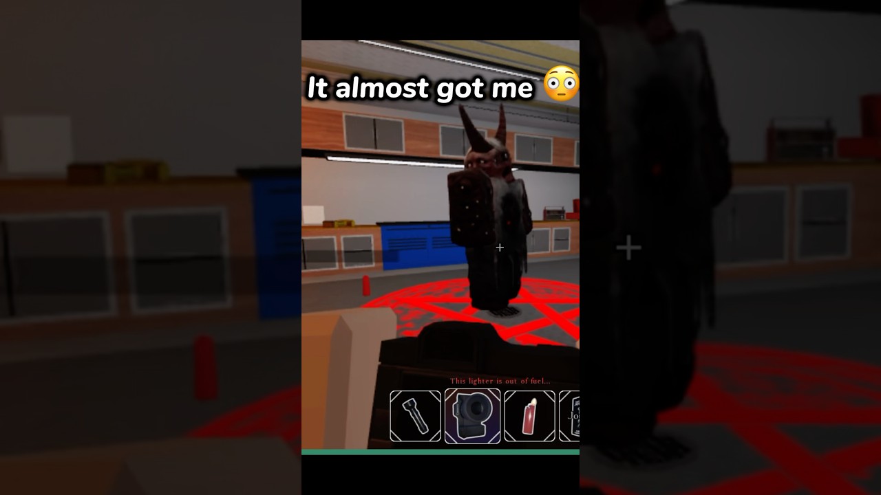 The ghost almost got me 😲