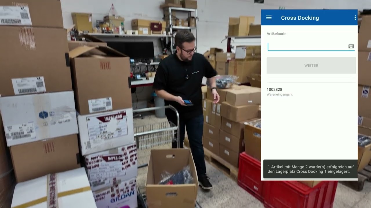 Descartes pixi Warehouse Fundamentals: Effizienter Wareneingang dank Cross Docking