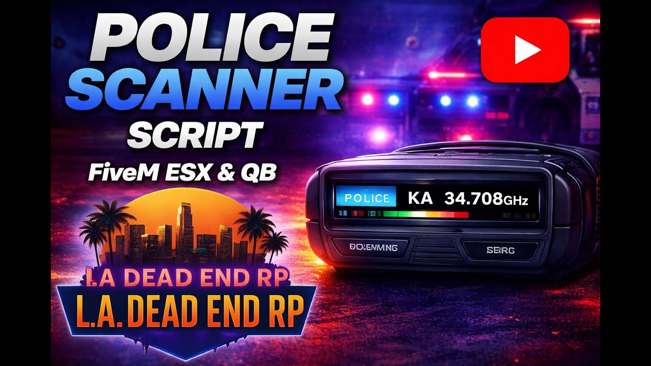 Police Scanner | FiveM Police Scanner From Visual Dev
