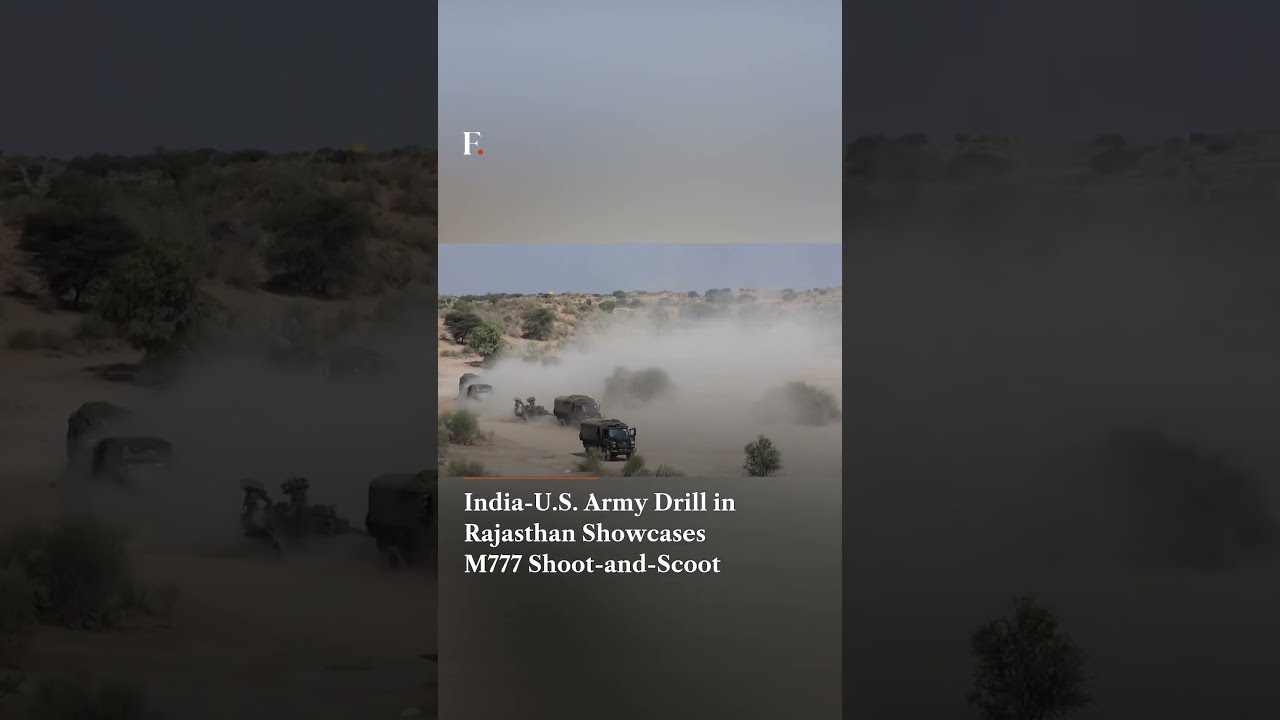 India-U.S. Army Exercise in Rajasthan Features M777 Shoot-and-Scoot Drill | N18G
