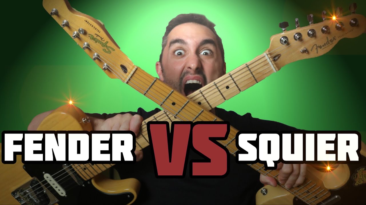 FENDER VS SQUIER TELECASTER 🎸 ¿Qué Guitarra suena mejor?