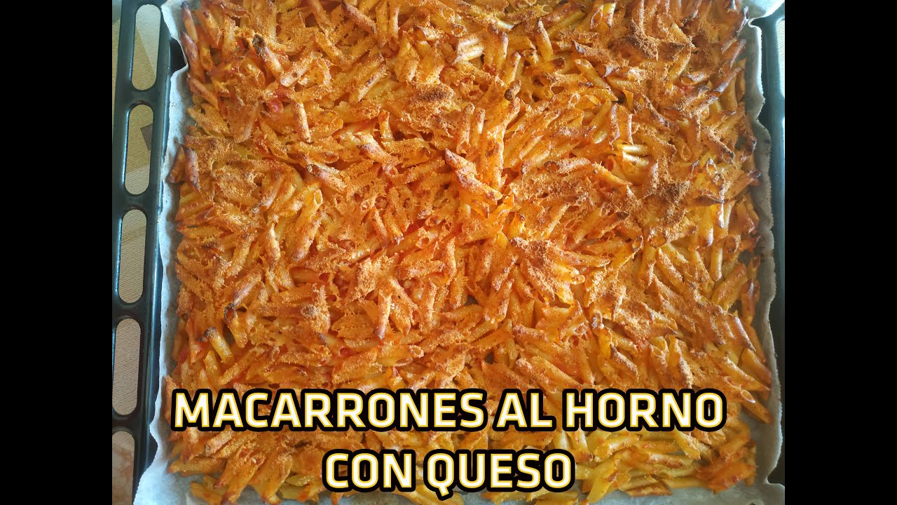 ✌️ RECETA DE MACARRONES AL HORNO GRATINADOS | FÁCILES Y DELICIOSOS👍
