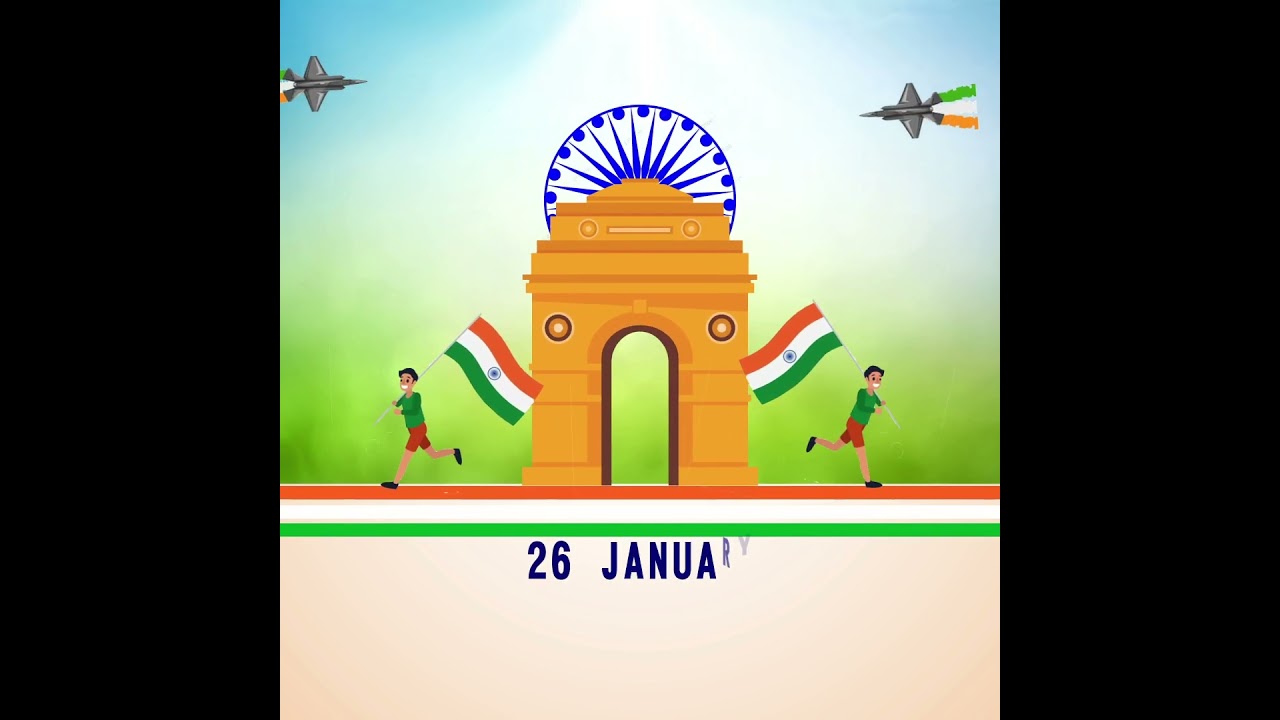 republic day animation motion graphics 🇮🇳💖💫..